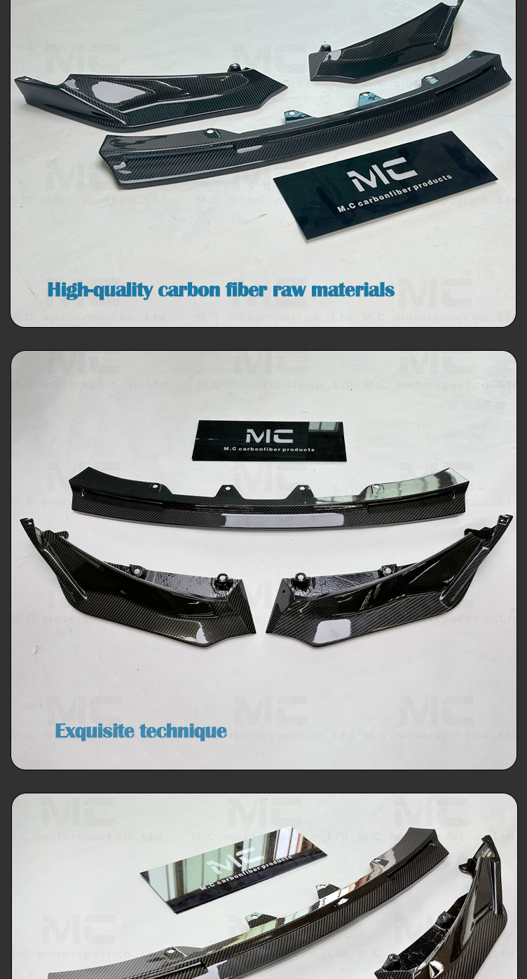 For BMW G80 G82 M3M4Carbon Fiber V Style Front Lip