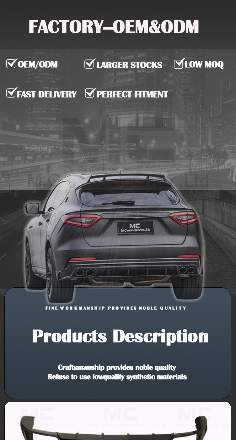 For Maserati Levante Carbon Fiber Body Kits