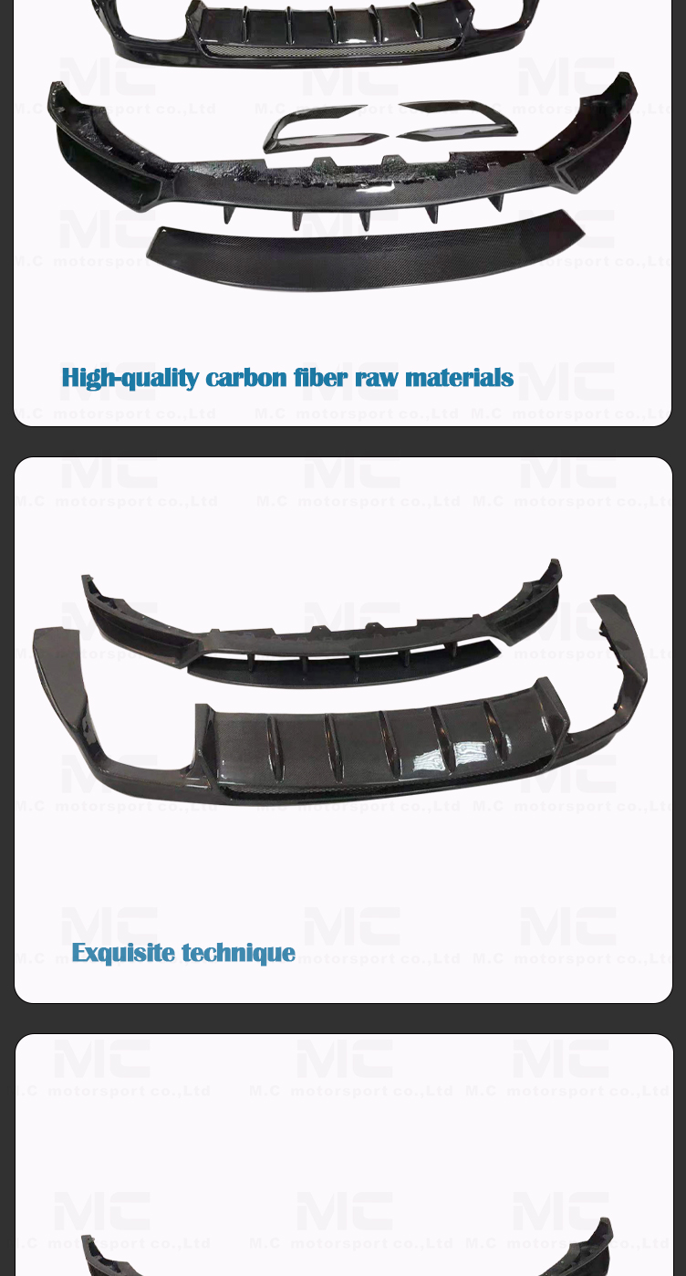 For Maserati Carbon Fiber Body Kits