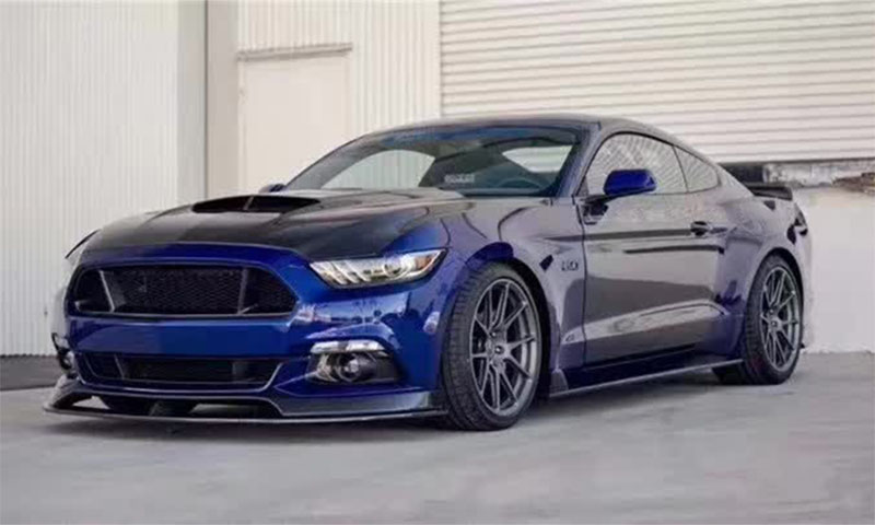 For Ford Mustang Grill Carbon Fiber 2017