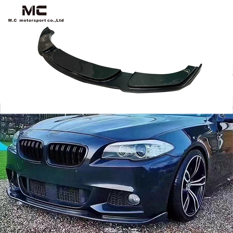 For BMW 5 Series F10 Carbon Fiber Front Lip