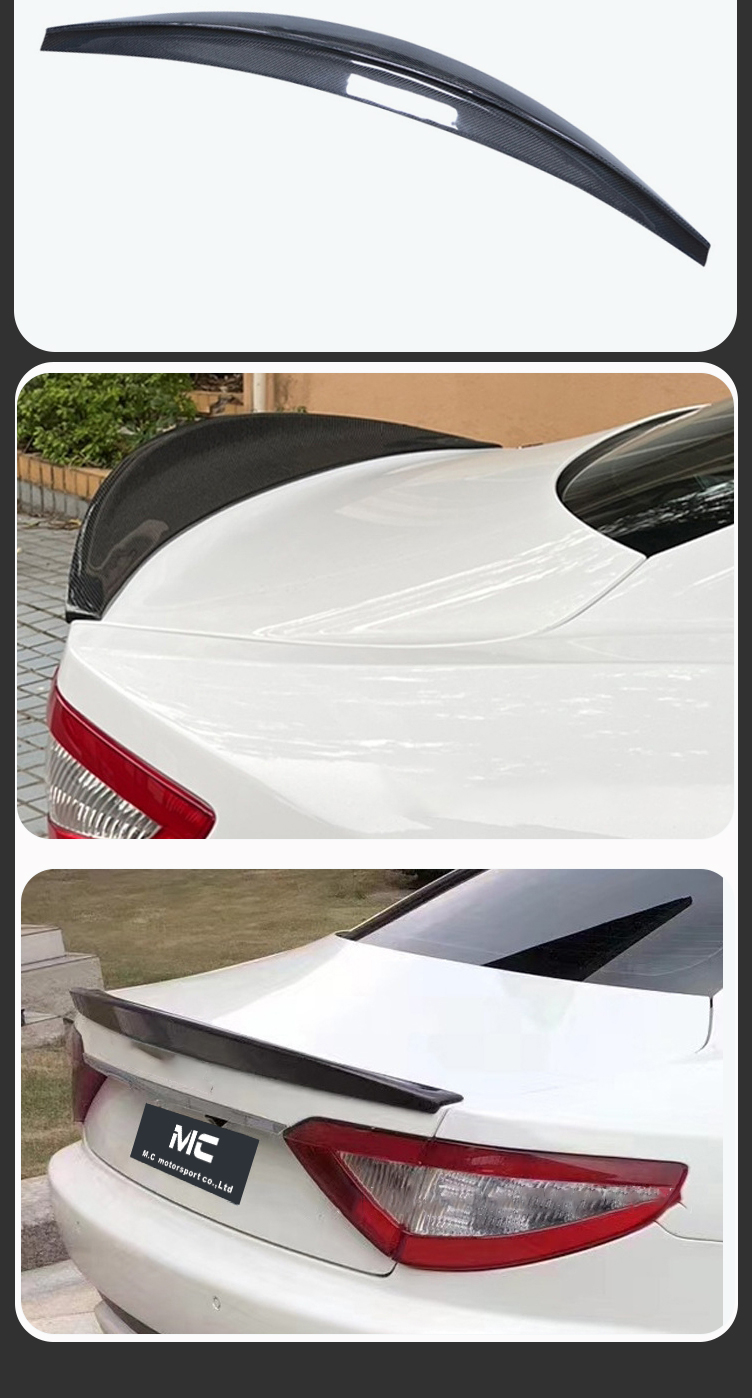 For Maserati GT4.2 Carbon Fiber Spoiler 2008-2015