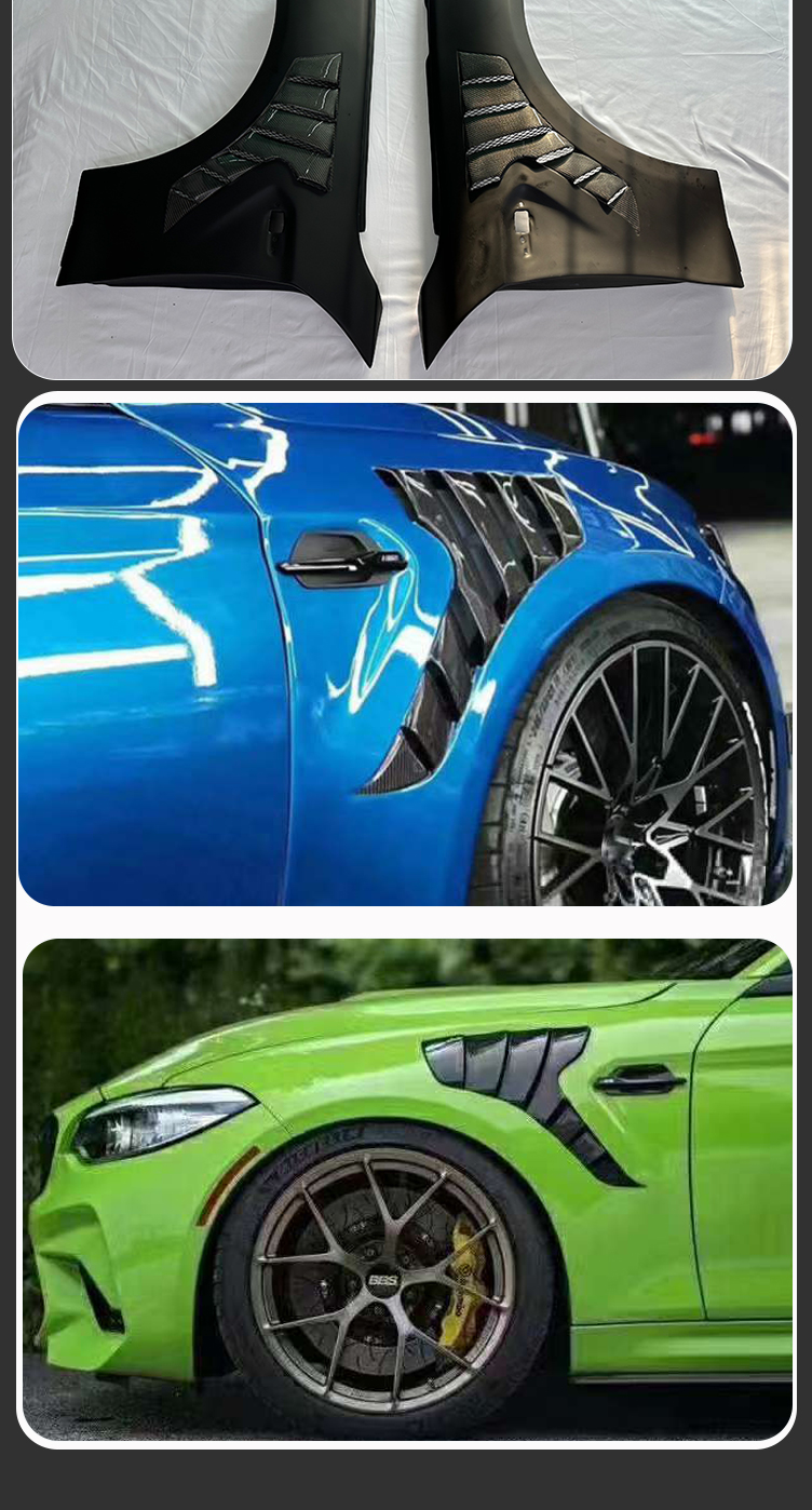 For BMW F87 M2 M2C Carbon Fiber Fender