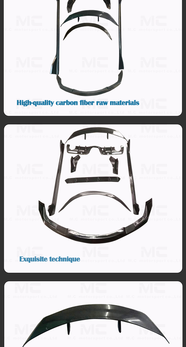 For Toyota Supra A90 A91 MK GR Carbon Fiber AG Carbon Fiber Body Kits
