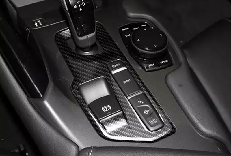 For Toyota SUPRA GR A90 A91 MK5 Car Accessories Gear Shift Panel Cover Trim kit Dry Carbon Interior 
